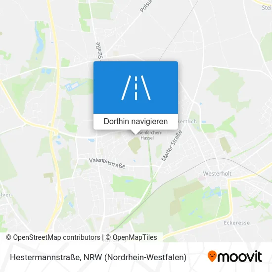 Hestermannstraße Karte