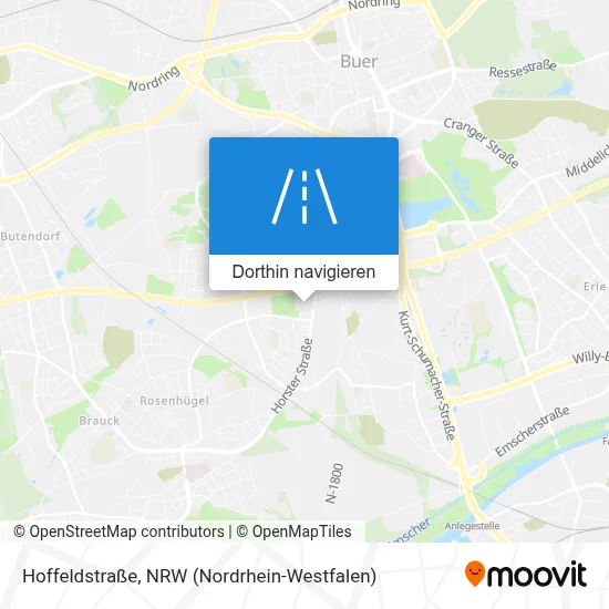 Hoffeldstraße Karte