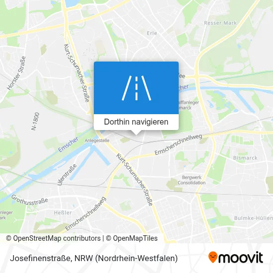 Josefinenstraße Karte