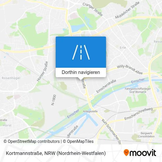 Kortmannstraße Karte