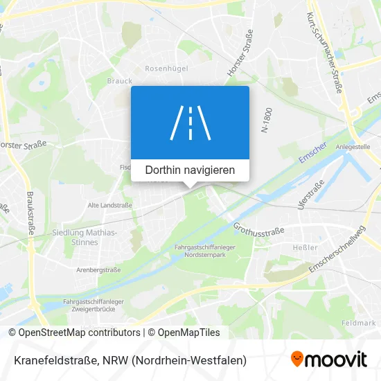 Kranefeldstraße Karte