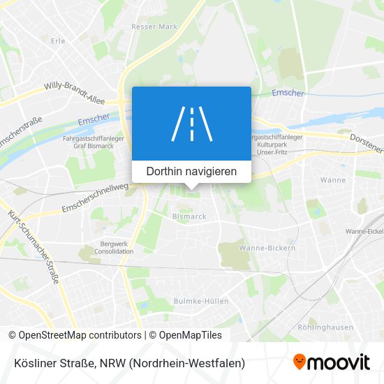Kösliner Straße Karte