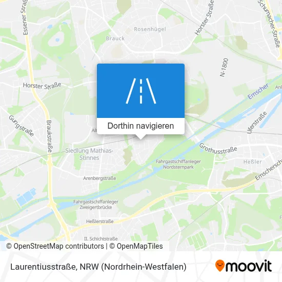 Laurentiusstraße Karte