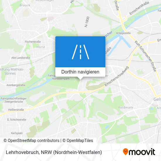 Lehrhovebruch Karte