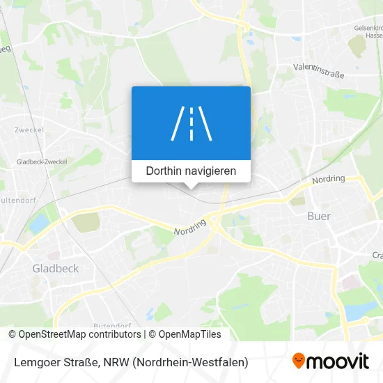 Lemgoer Straße Karte