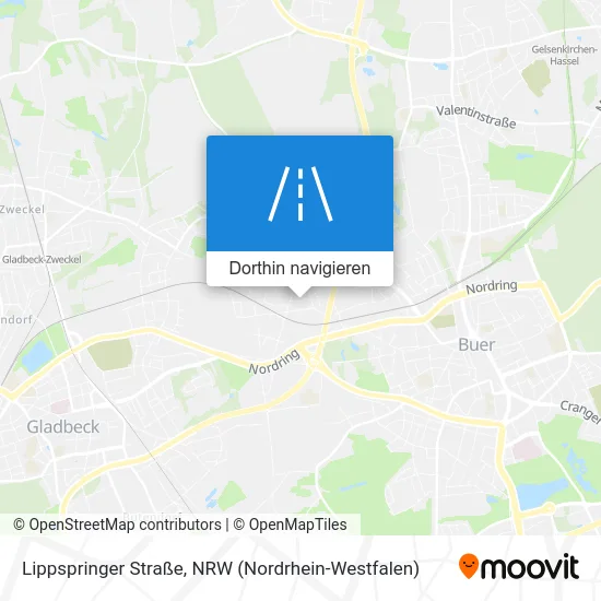 Lippspringer Straße Karte