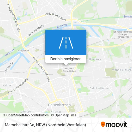 Marschallstraße Karte