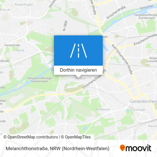 Melanchthonstraße Karte