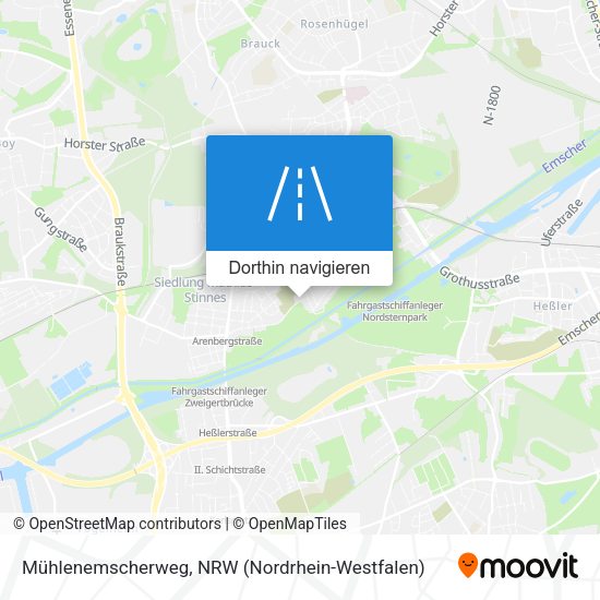 Mühlenemscherweg Karte