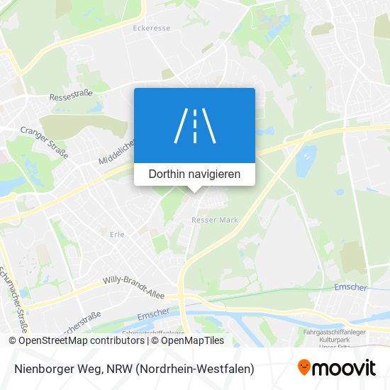 Nienborger Weg Karte