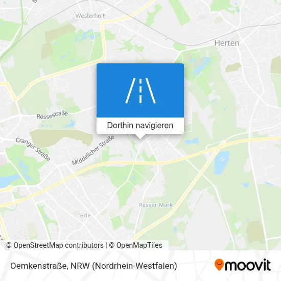 Oemkenstraße Karte