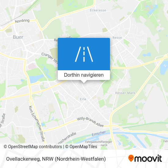 Ovellackerweg Karte