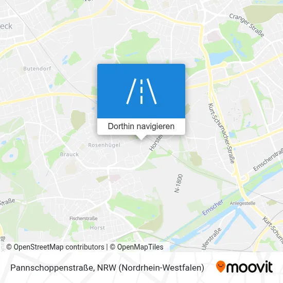 Pannschoppenstraße Karte