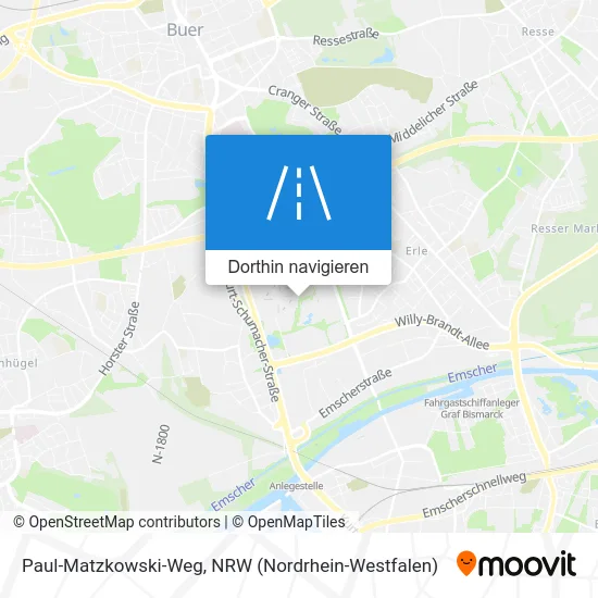 Paul-Matzkowski-Weg Karte