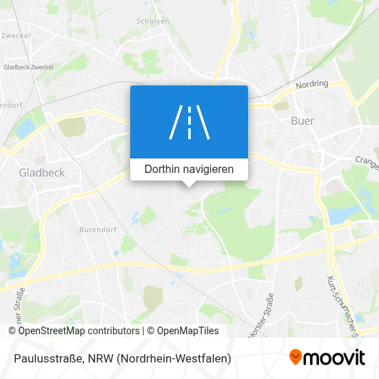 Paulusstraße Karte