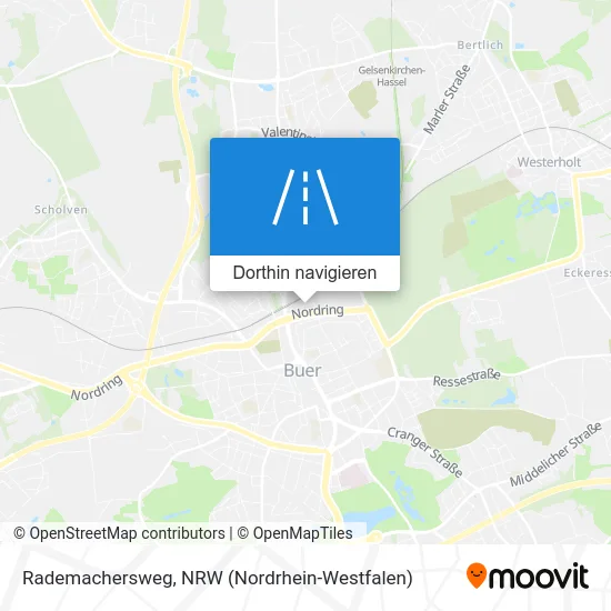 Rademachersweg Karte