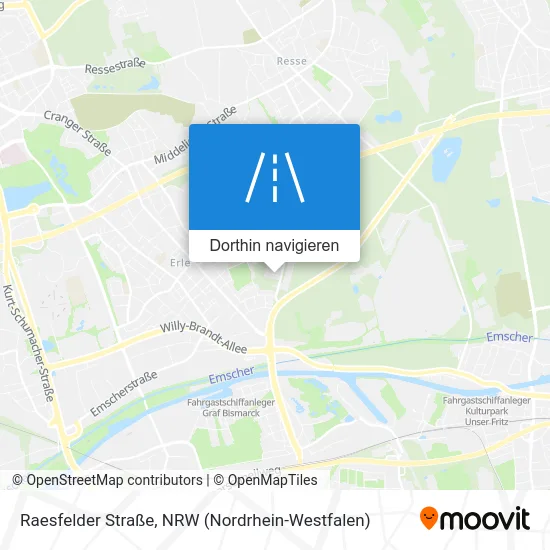 Raesfelder Straße Karte