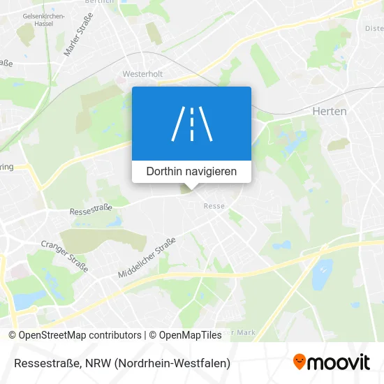 Ressestraße Karte