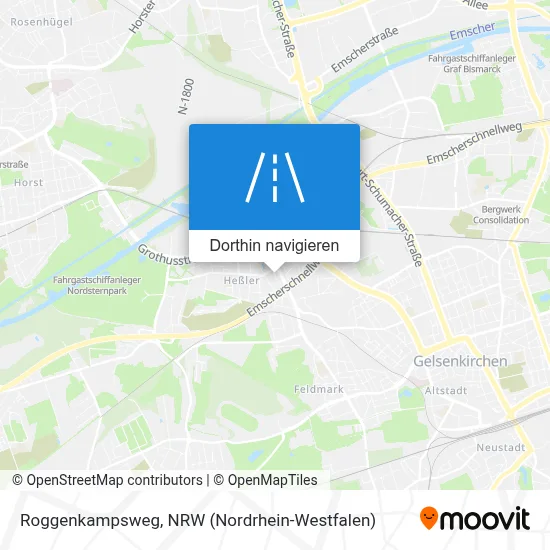 Roggenkampsweg Karte