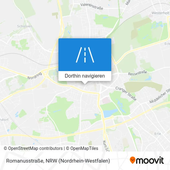 Romanusstraße Karte