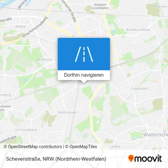 Schevenstraße Karte