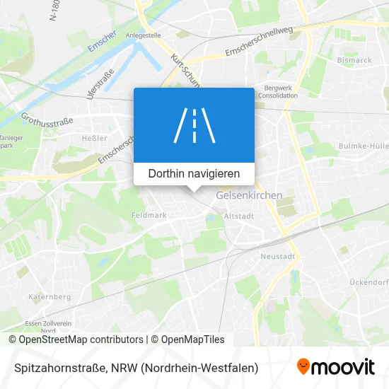 Spitzahornstraße Karte