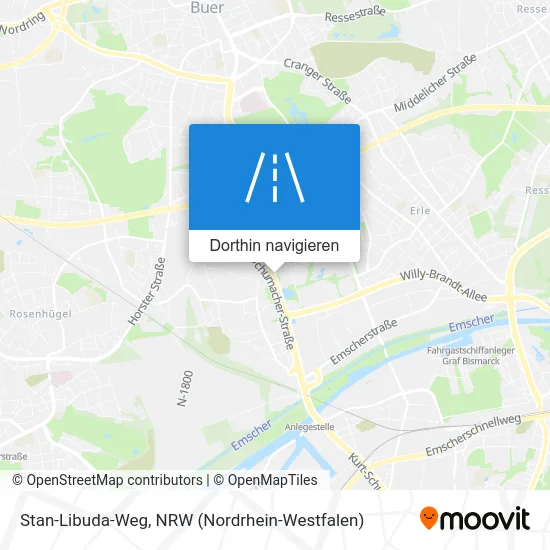 Stan-Libuda-Weg Karte