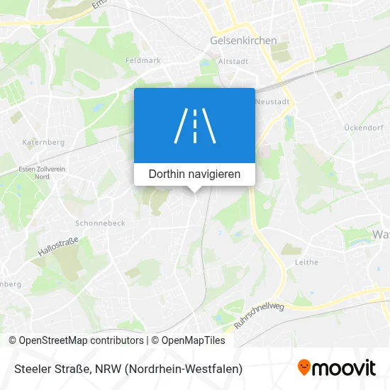 Steeler Straße Karte