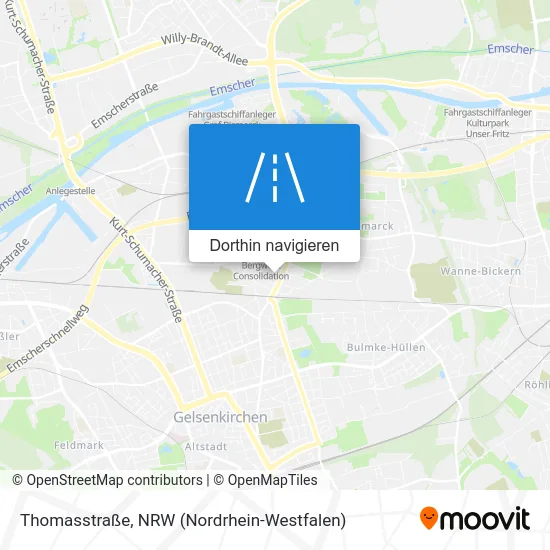 Thomasstraße Karte