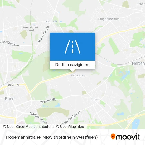 Trogemannstraße Karte