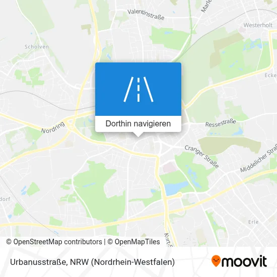 Urbanusstraße Karte