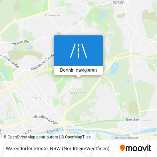 Warendorfer Straße Karte