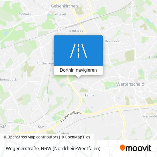 Wegenerstraße Karte