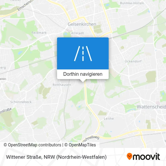 Wittener Straße Karte
