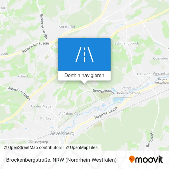 Brockenbergstraße Karte