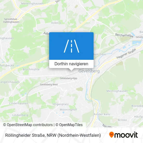 Röllingheider Straße Karte