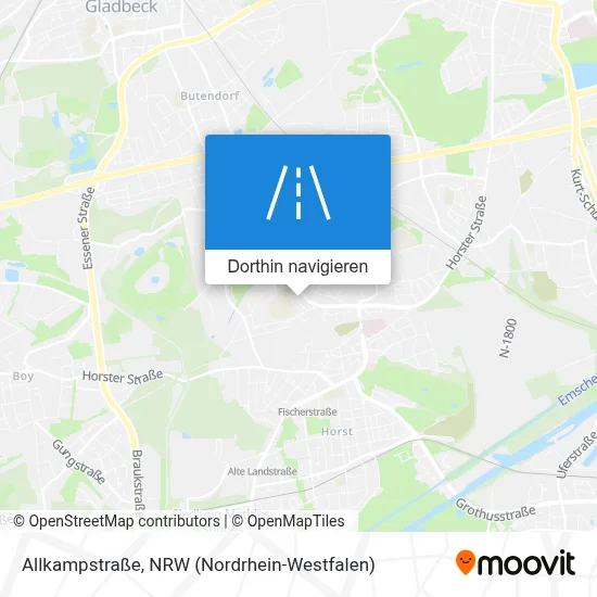 Allkampstraße Karte