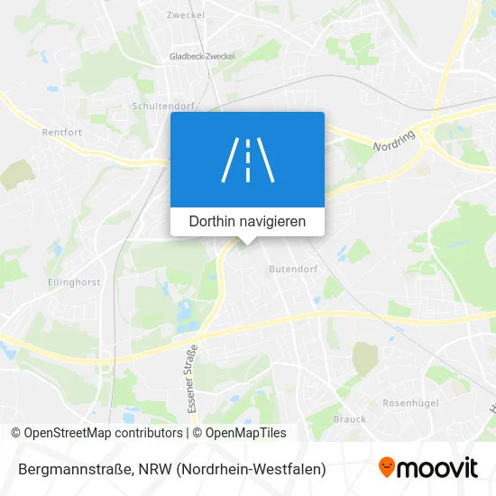 Bergmannstraße Karte