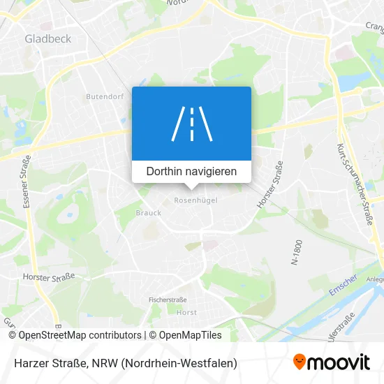 Harzer Straße Karte