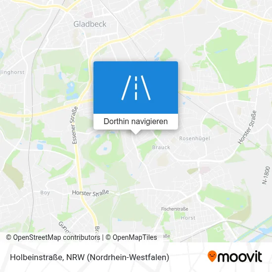 Holbeinstraße Karte