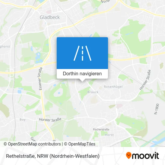 Rethelstraße Karte