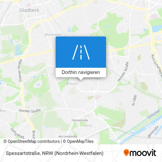 Spessartstraße Karte