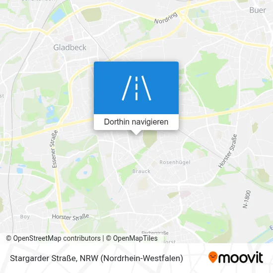 Stargarder Straße Karte