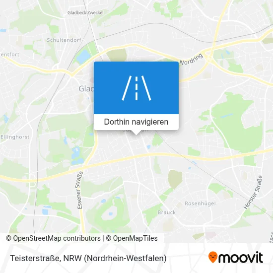 Teisterstraße Karte