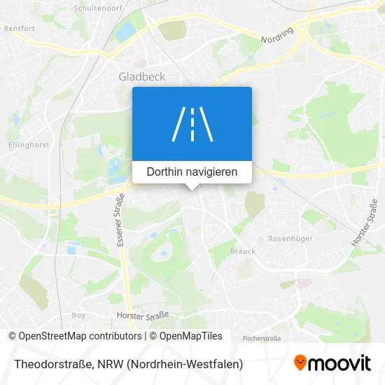 Theodorstraße Karte