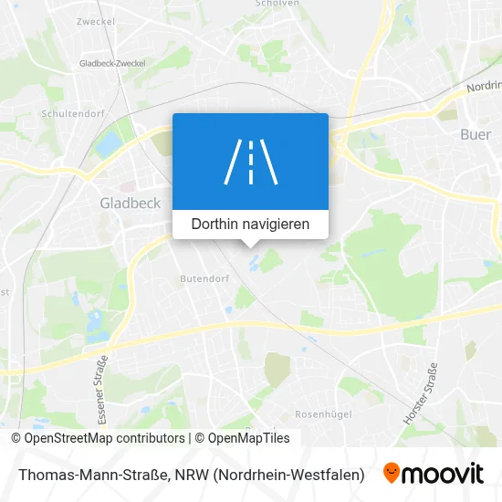 Thomas-Mann-Straße Karte