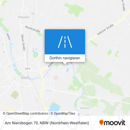 Am Niersbogen 70 Karte