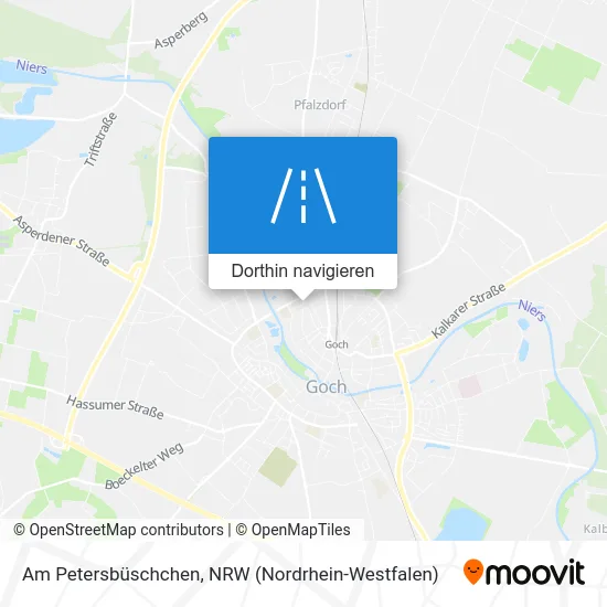 Am Petersbüschchen Karte