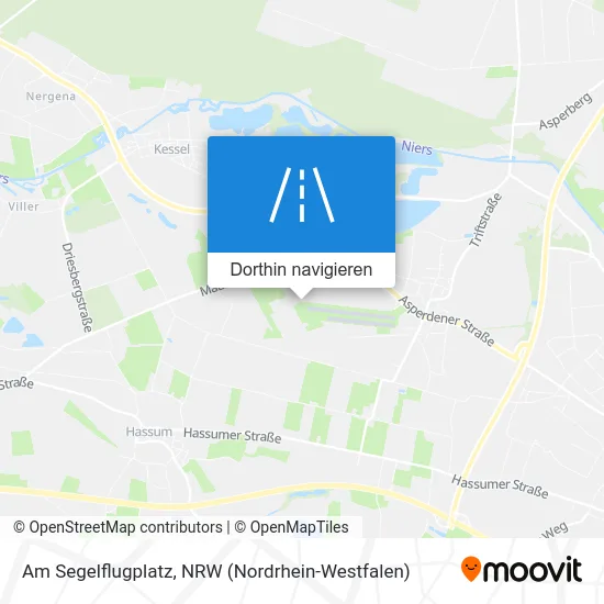 Am Segelflugplatz Karte