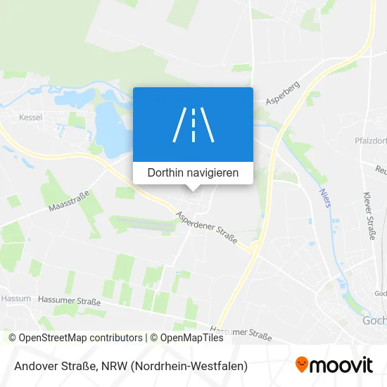 Andover Straße Karte